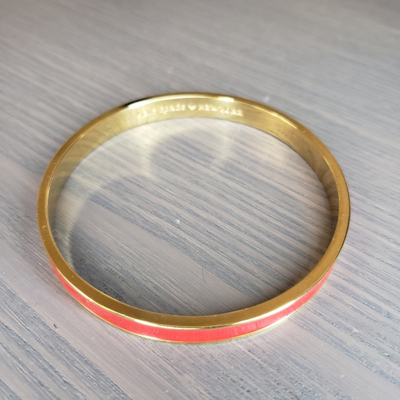 Kate Spade Coral and Gold Bangle - Picture 3 of 6